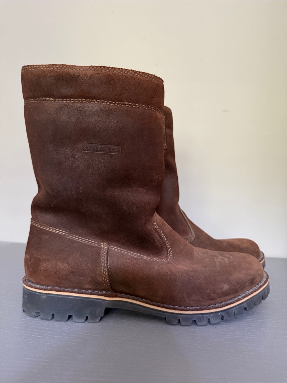 Men's Brown Suede Pull-On Work Boots by Thorogood